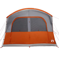 Tenda da Campeggio 4 Persone Grigio e Arancione Impermeabile 4009502