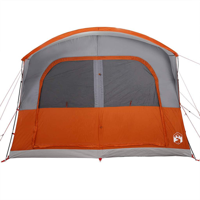 Tenda da Campeggio 4 Persone Grigio e Arancione Impermeabile 4009502