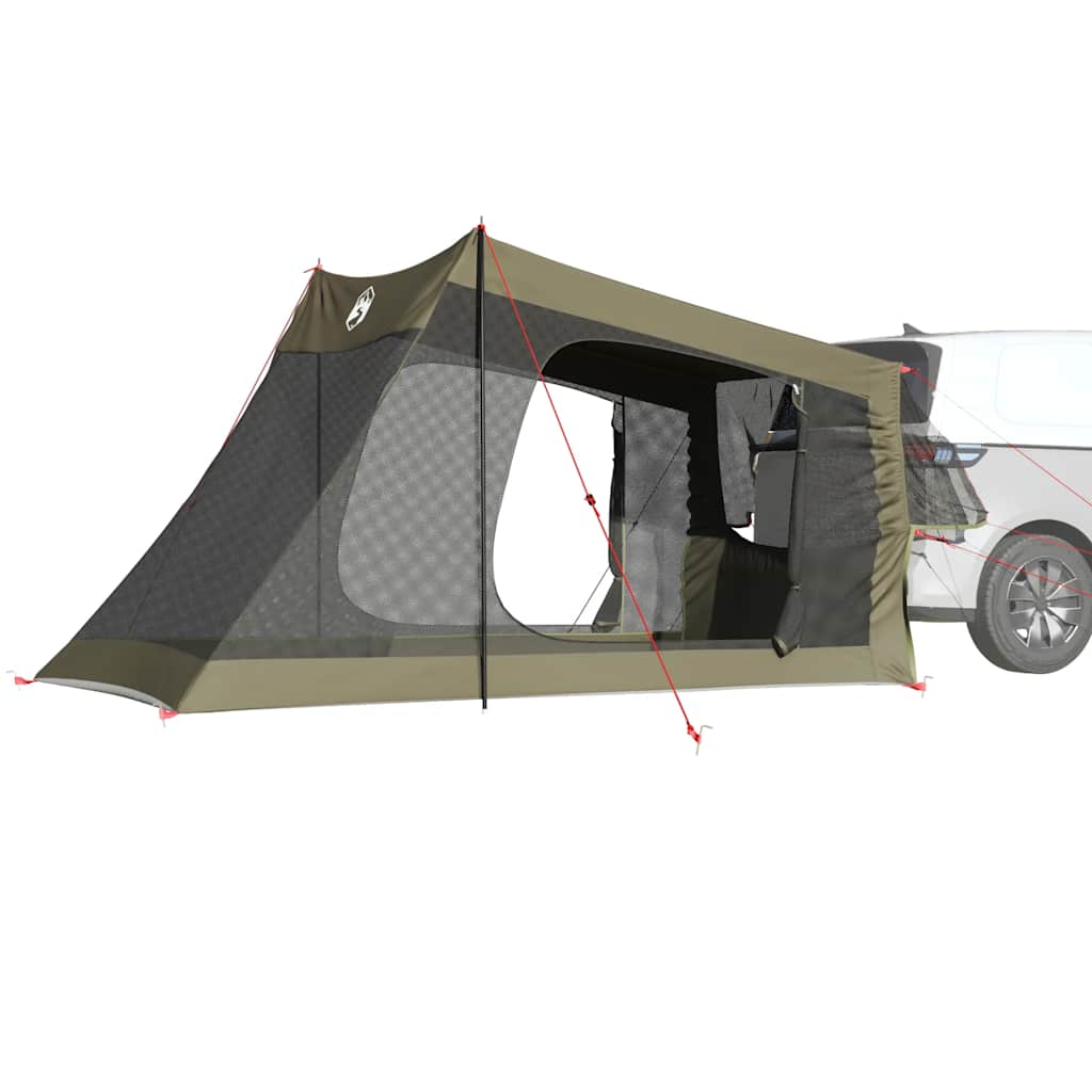 Tenda per Auto per 2 Persone Verde Oliva Impermeabile 4009530