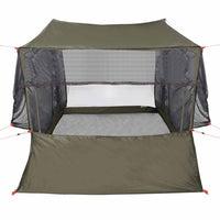 Tenda per Auto per 2 Persone Verde Oliva Impermeabile