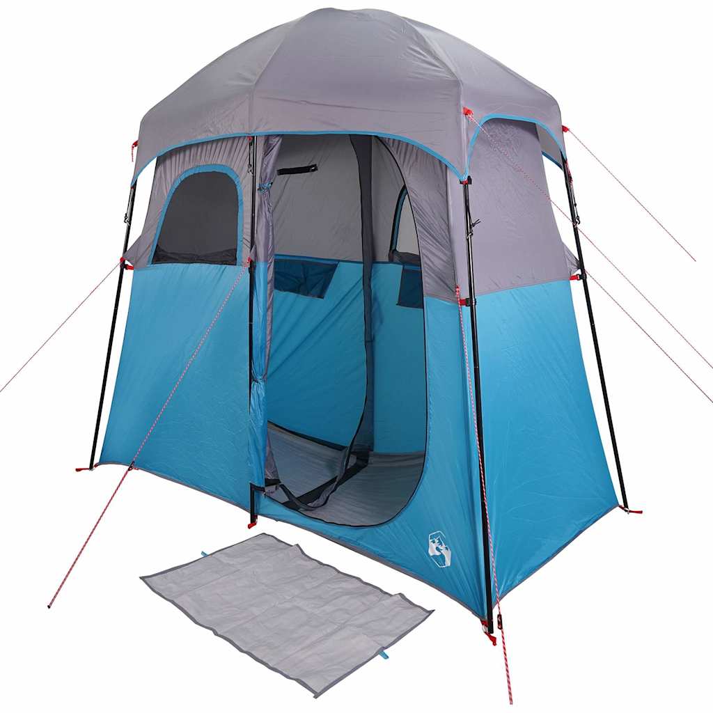 Tenda da Doccia per 2 Persone Blu Impermeabile 4009534