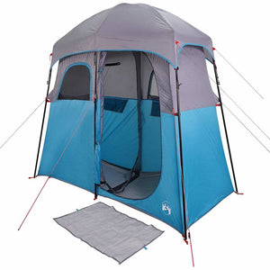Tenda da Doccia per 2 Persone Blu Impermeabile 4009534