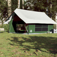 Tenda da Campeggio per 5 Persone Verde Impermeabile