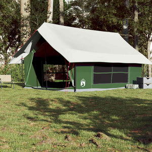 Tenda da Campeggio per 5 Persone Verde Impermeabile