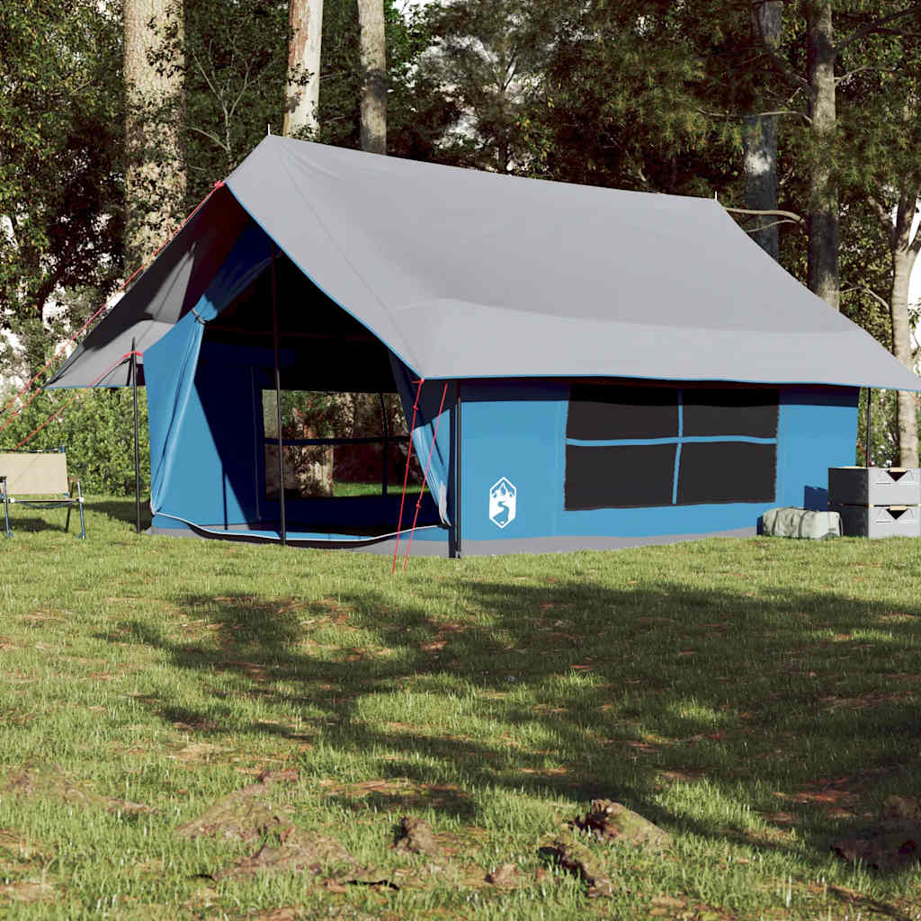 Tenda da Campeggio per 5 Persone Blu Impermeabile 4009540