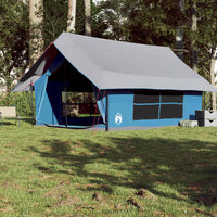 Tenda da Campeggio per 5 Persone Blu Impermeabile 4009540