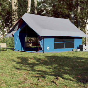 Tenda da Campeggio per 5 Persone Blu Impermeabile 4009540