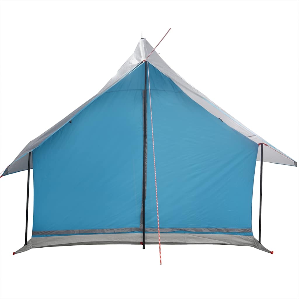 vidaXL Tenda da Campeggio per 5 Persone Blu Impermeabile