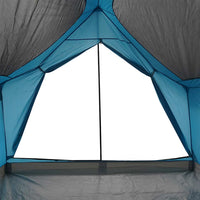 vidaXL Tenda da Campeggio per 5 Persone Blu Impermeabile