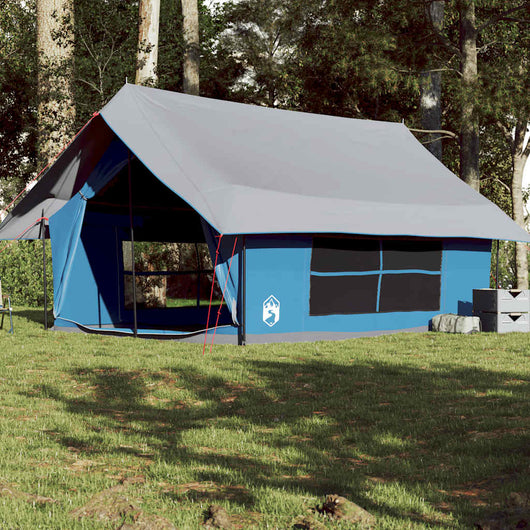 Tenda da Campeggio per 5 Persone Blu Impermeabile 4009540