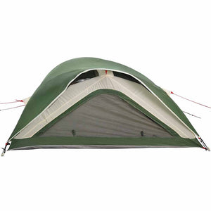 vidaXL Tenda da Campeggio per 1 Persona Verde Impermeabile