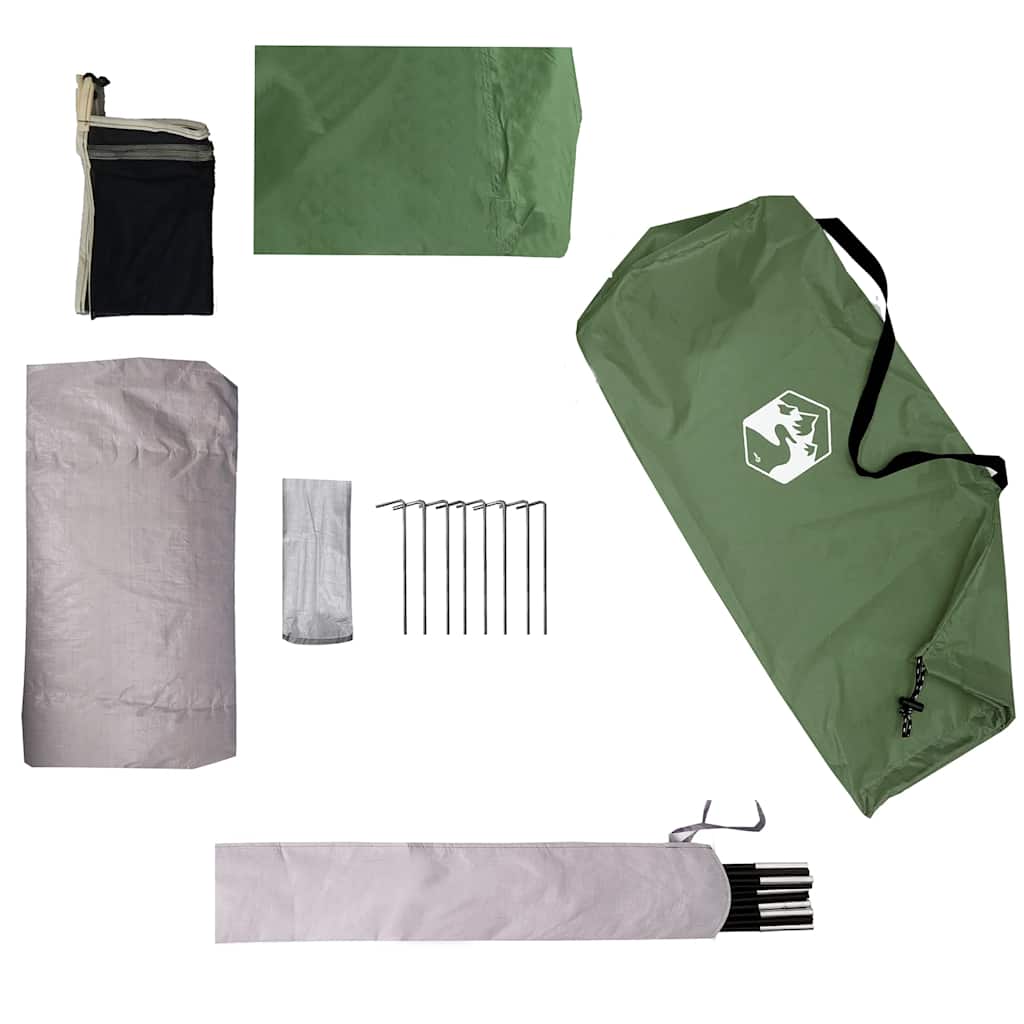 Tenda da Campeggio per 1 Persona Verde Impermeabile 4009542