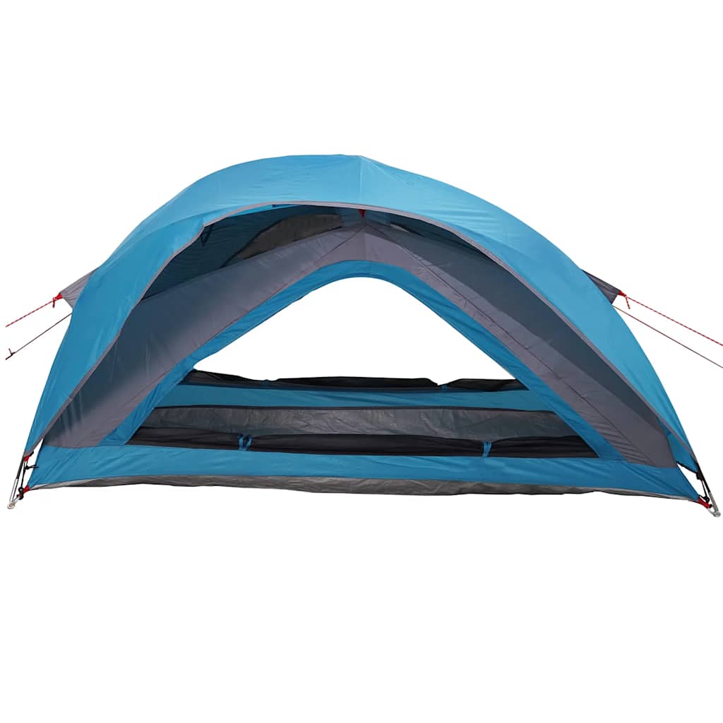 vidaXL Tenda da Campeggio per 1 Persona Blu Impermeabile