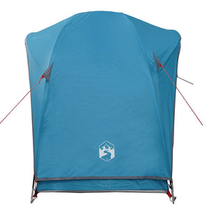 vidaXL Tenda da Campeggio per 1 Persona Blu Impermeabile