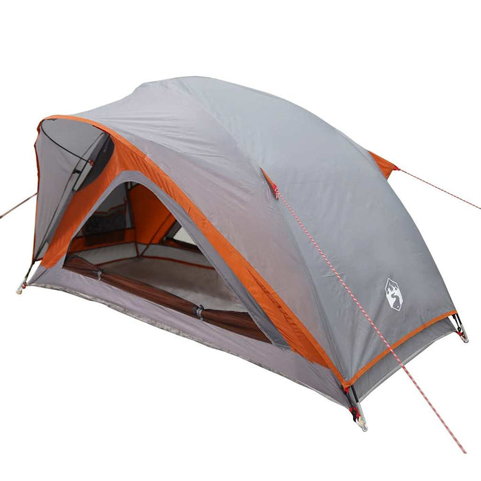 Tenda da Campeggio 1 Persona Grigio e Arancione Impermeabile 4009544