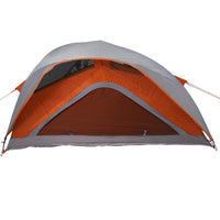 Tenda da Campeggio 1 Persona Grigio e Arancione Impermeabile 4009544