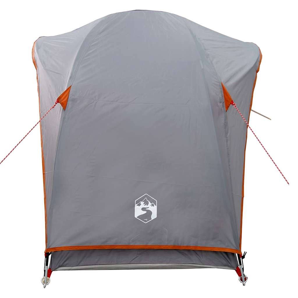 Tenda da Campeggio 1 Persona Grigio e Arancione Impermeabile 4009544