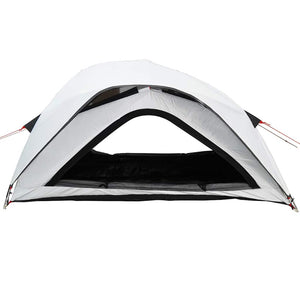 Tenda Campeggio 1 Persone Bianca Tessuto Oscurante Impermeabile 4009545
