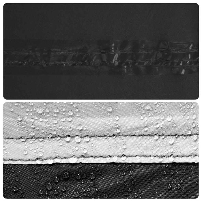 Tenda Campeggio 1 Persone Bianca Tessuto Oscurante Impermeabile