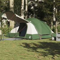 Tenda Familiare a Tunnel per 8 Persone Verde Impermeabile 4009549