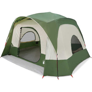 vidaXL Tenda Familiare Cabina per 6 Persone Verde Impermeabile