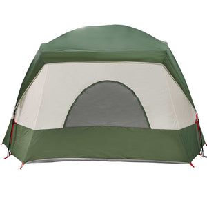 Tenda Familiare Cabina per 6 Persone Verde Impermeabile 4009555