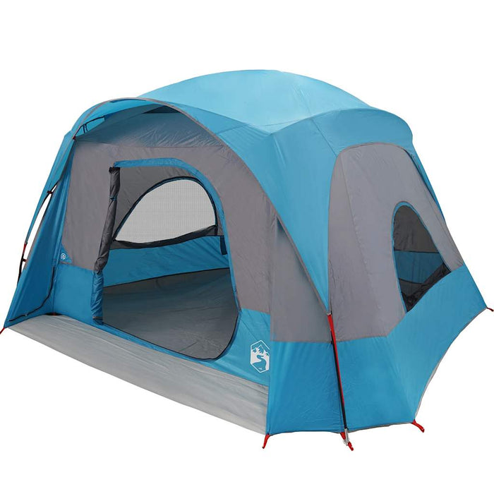 Tenda Familiare Cabina per 6 Persone Blu Impermeabile 4009556