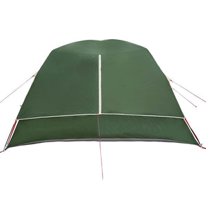 Tenda da Campeggio a Cabina per 4 Persone Verde Impermeabile 4009558