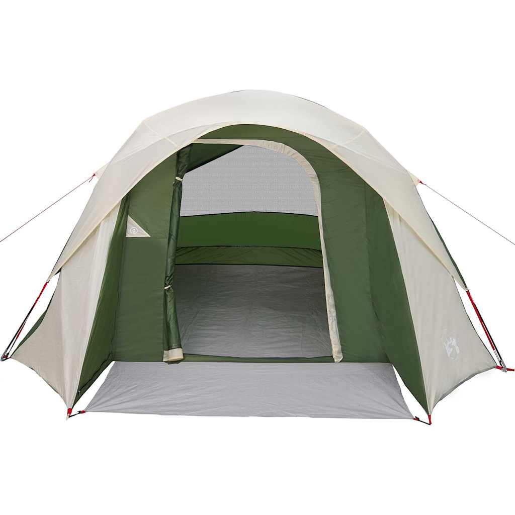 Tenda Familiare Cabina per 6 Persone Verde Impermeabile 4009562