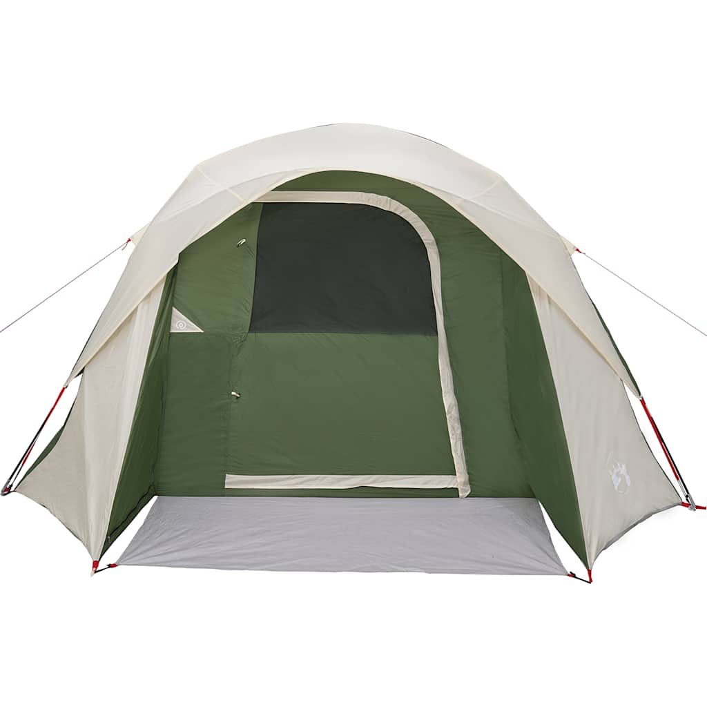 Tenda Familiare Cabina per 6 Persone Verde Impermeabile 4009562