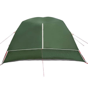 vidaXL Tenda Familiare Cabina per 6 Persone Verde Impermeabile