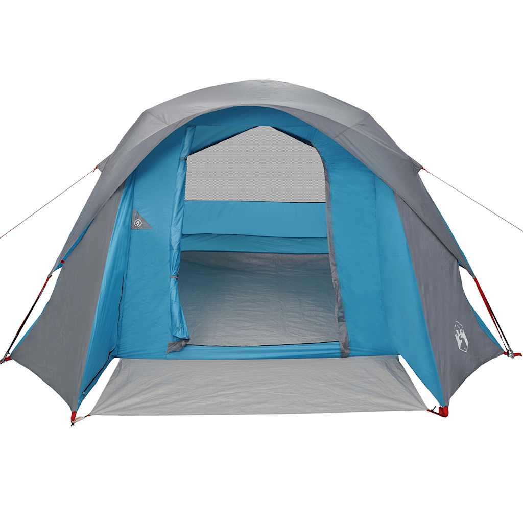 Tenda Familiare Cabina per 6 Persone Blu Impermeabile 4009563