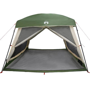 Tenda Familiare Cabina per 6 Persone Verde Impermeabile
