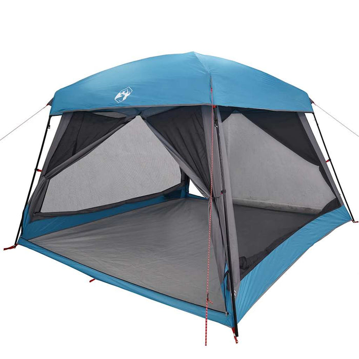 Tenda Familiare Cabina per 6 Persone Blu Impermeabile