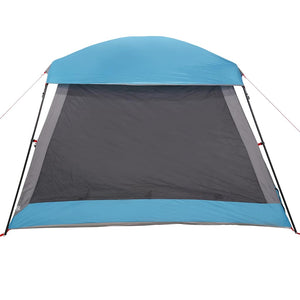 Tenda Familiare Cabina per 6 Persone Blu Impermeabile