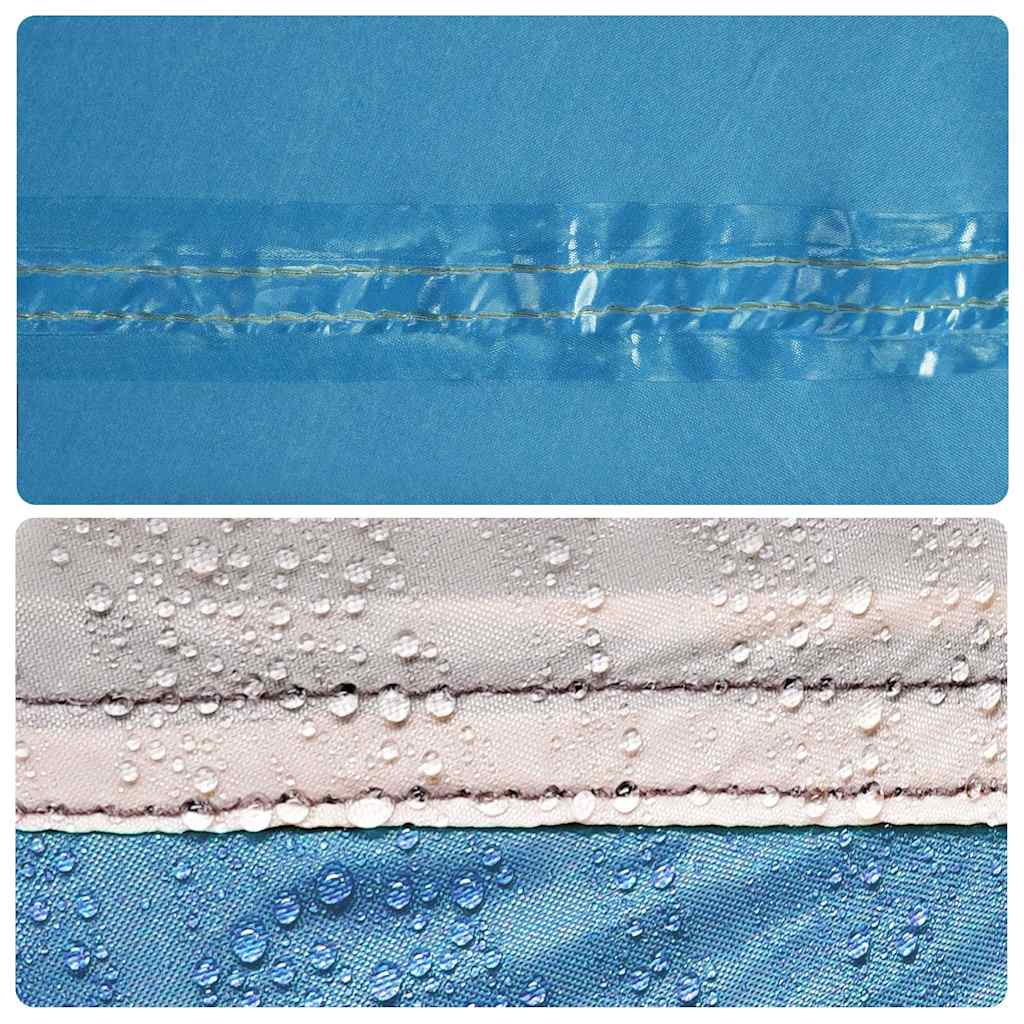 Tenda Familiare Cabina per 6 Persone Blu Impermeabile