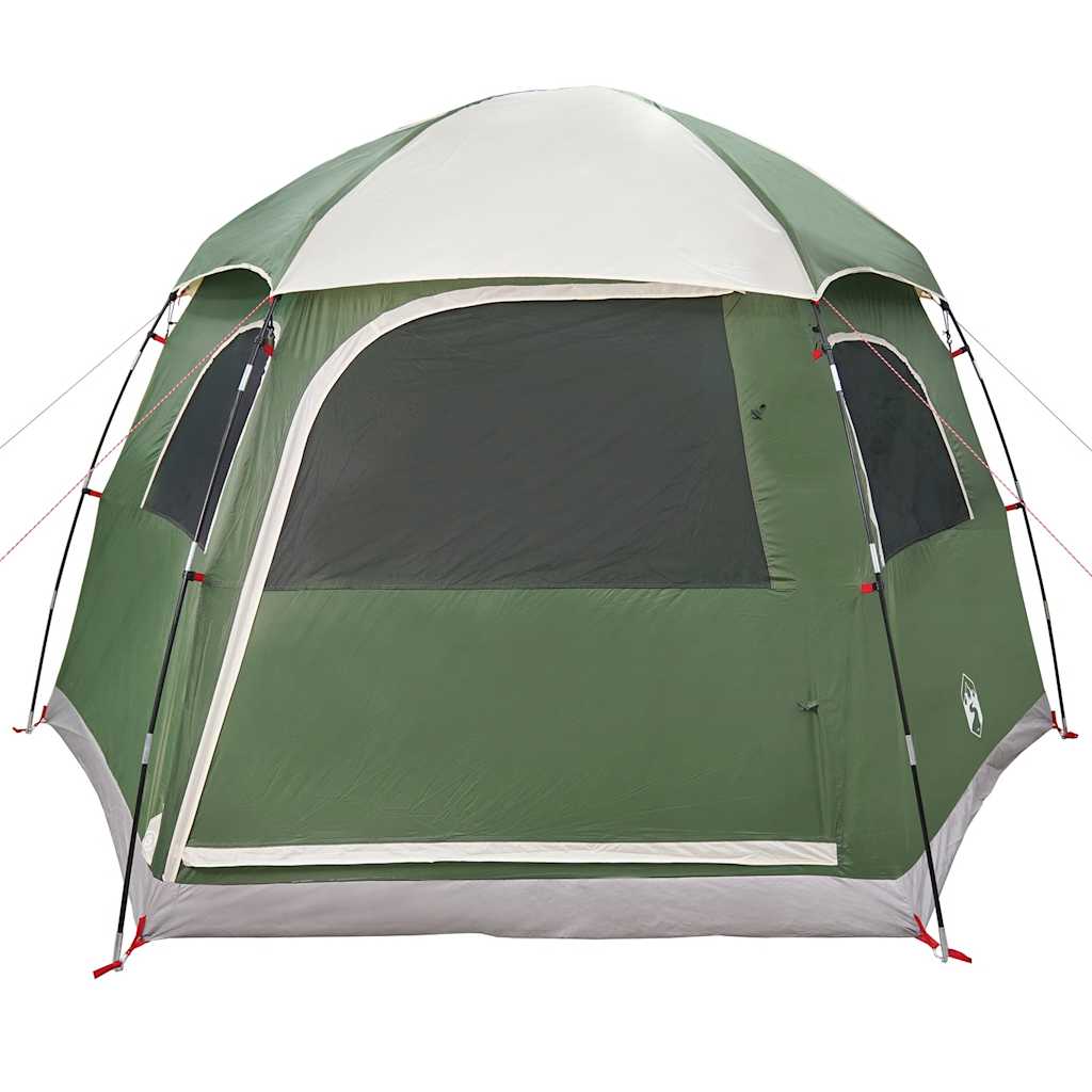vidaXL Tenda Familiare Igloo per 6 Persone Verde Impermeabile