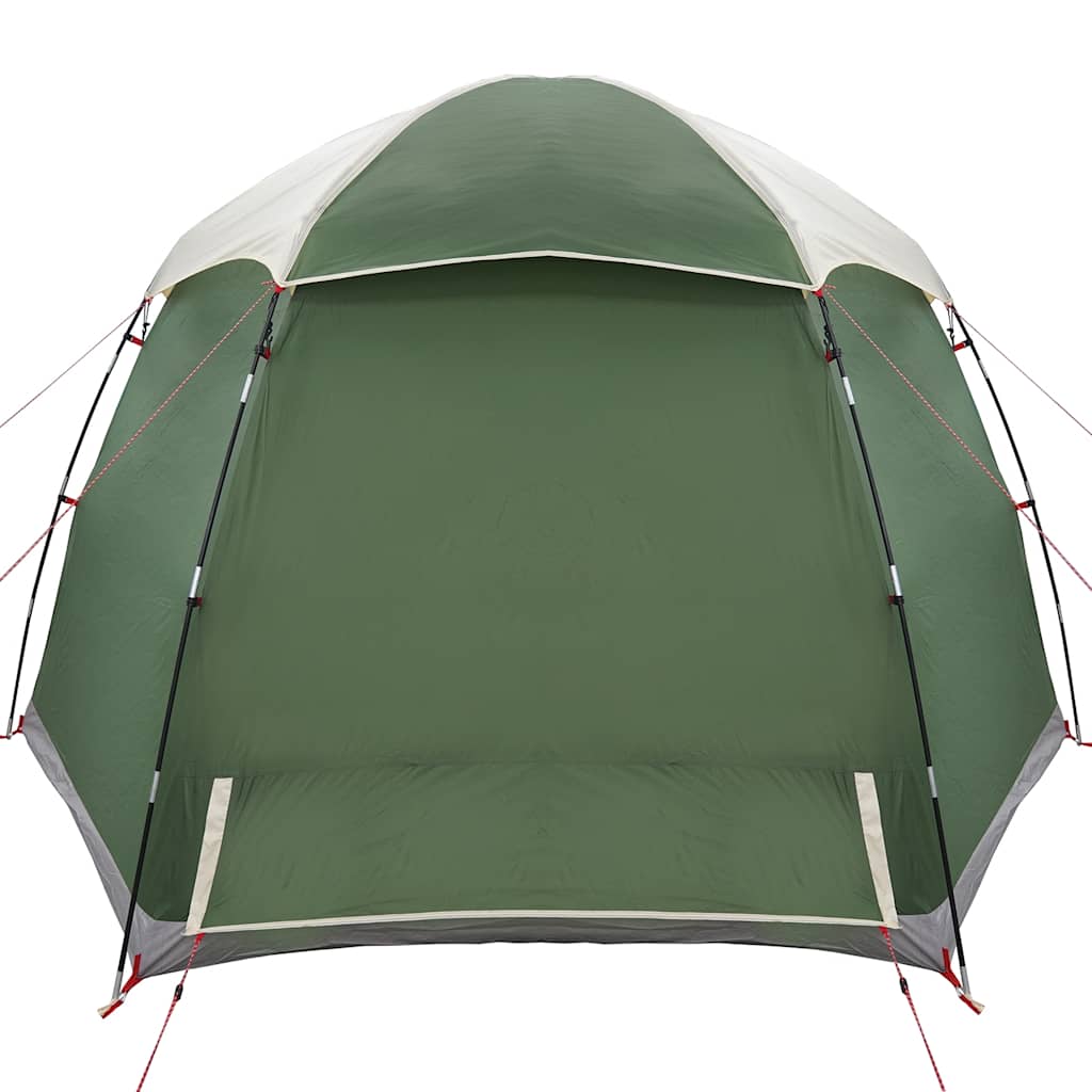 vidaXL Tenda Familiare Igloo per 6 Persone Verde Impermeabile