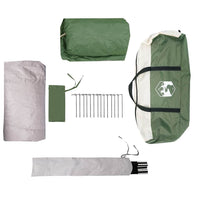 vidaXL Tenda Familiare Igloo per 6 Persone Verde Impermeabile
