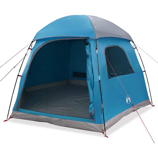 Tenda Familiare Igloo per 6 Persone Blu Impermeabile