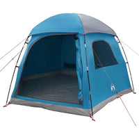 Tenda Familiare Igloo per 6 Persone Blu Impermeabile