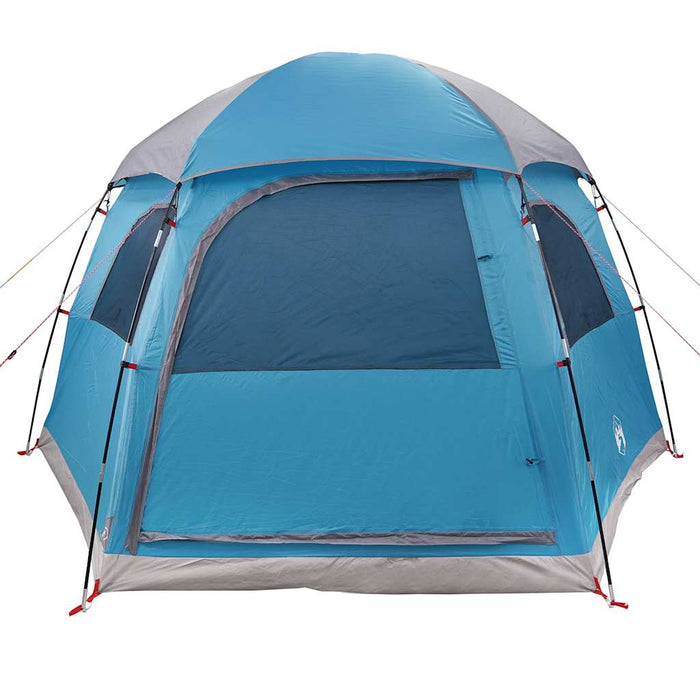 Tenda Familiare Igloo per 6 Persone Blu Impermeabile