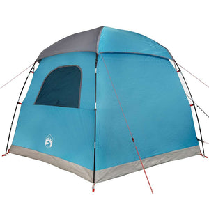 Tenda Familiare Igloo per 6 Persone Blu Impermeabile