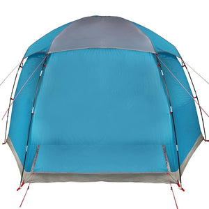 Tenda Familiare Igloo per 6 Persone Blu Impermeabile