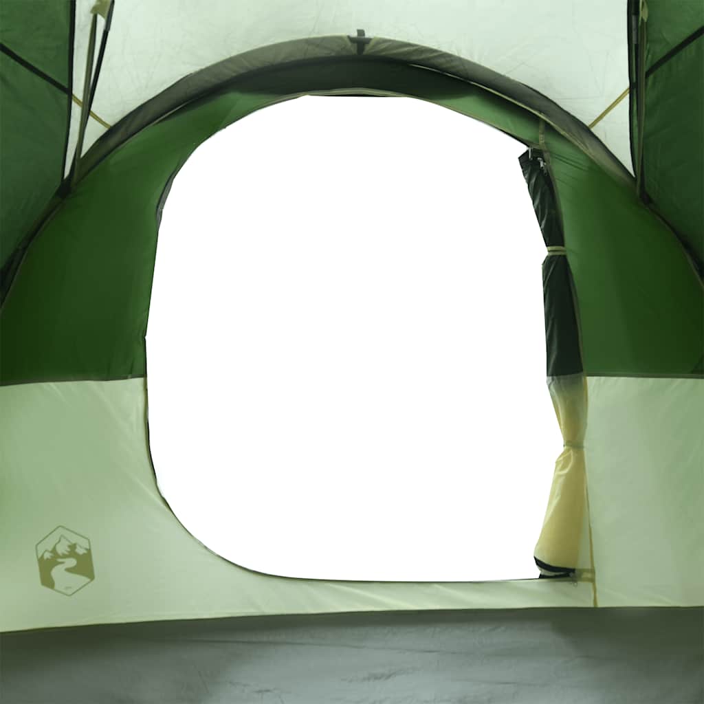 Tenda Familiare a Tunnel per 6 Persone Verde Impermeabile 4009572