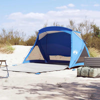Tenda da Spiaggia 2 Persone Azzurra Impermeabile 4009578