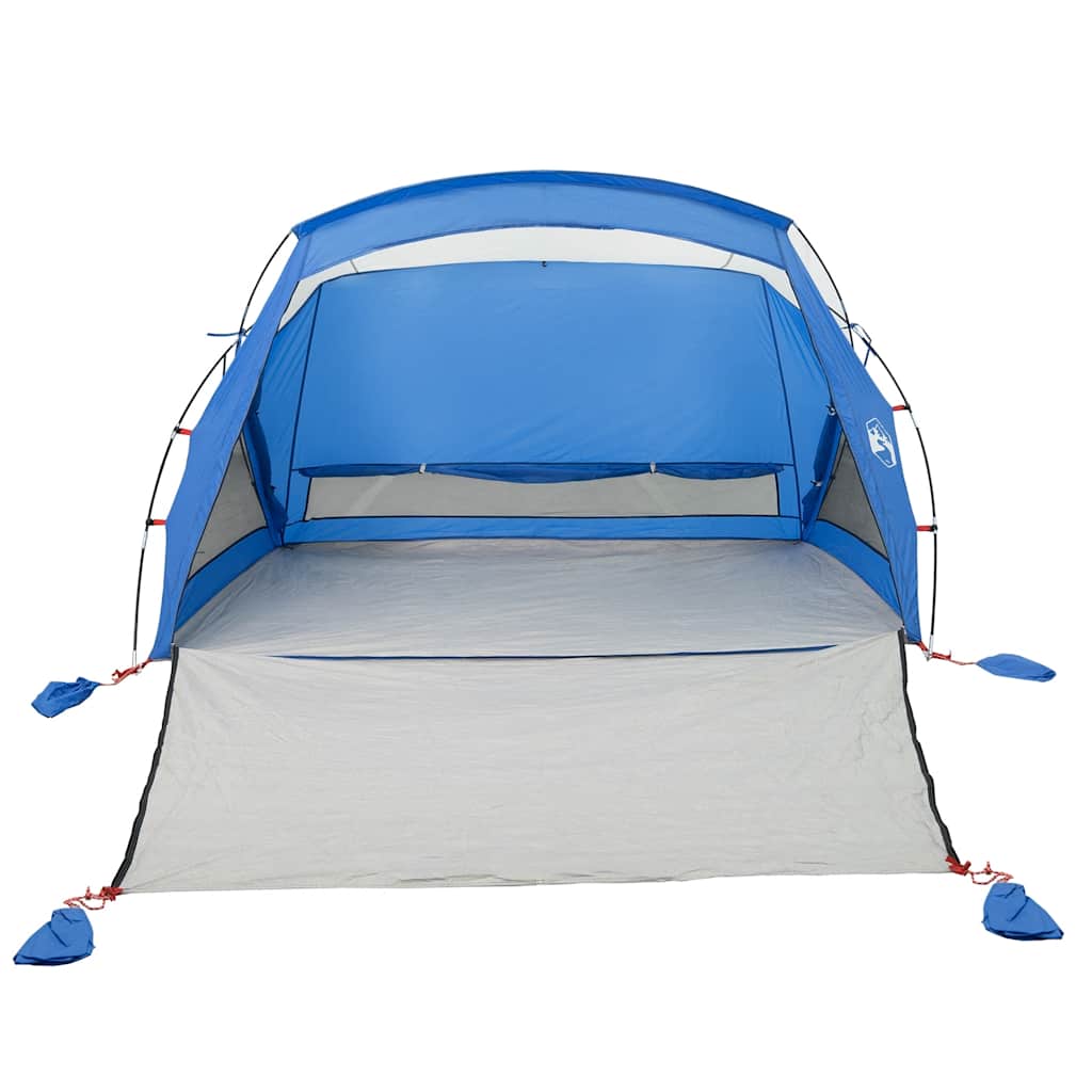 Tenda da Spiaggia 2 Persone Azzurra Impermeabile 4009578