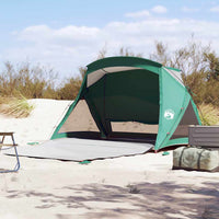 Tenda da Spiaggia 2 Persone Verde Mare Impermeabile