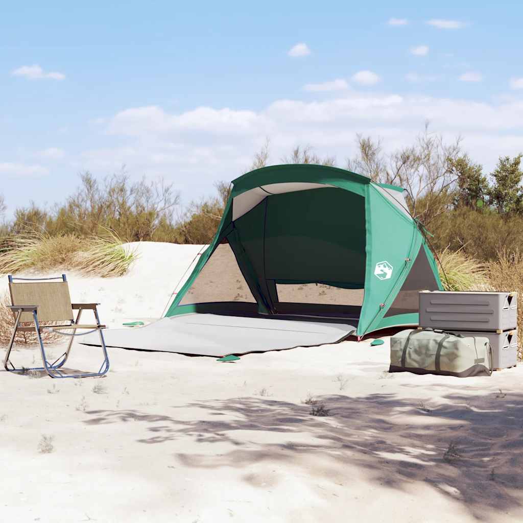 Tenda da Spiaggia 2 Persone Verde Mare Impermeabile 4009579