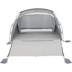 Tenda da Spiaggia 2 Persone Grigia Impermeabile 4009580